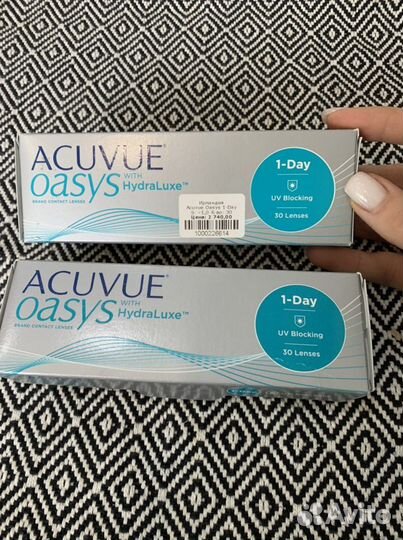 Контактные линзы acuvue oasys