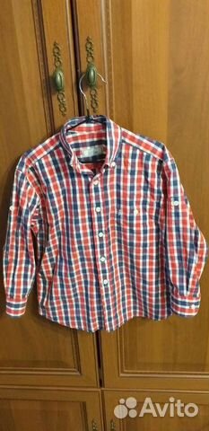 Рубашки на мальчика, размер 116-122