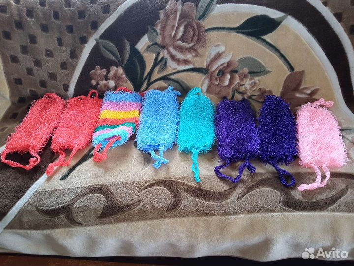 Мочалка ручной работы