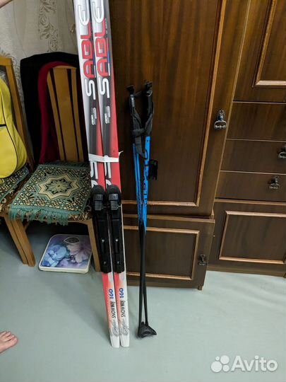 Лыжный комплект детский (лыжи, ботинки, чехол)