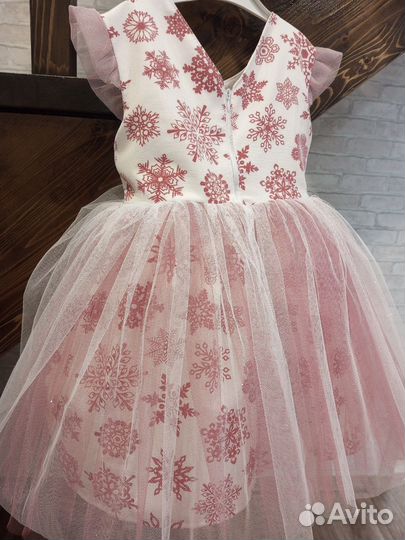 Платье снежинки