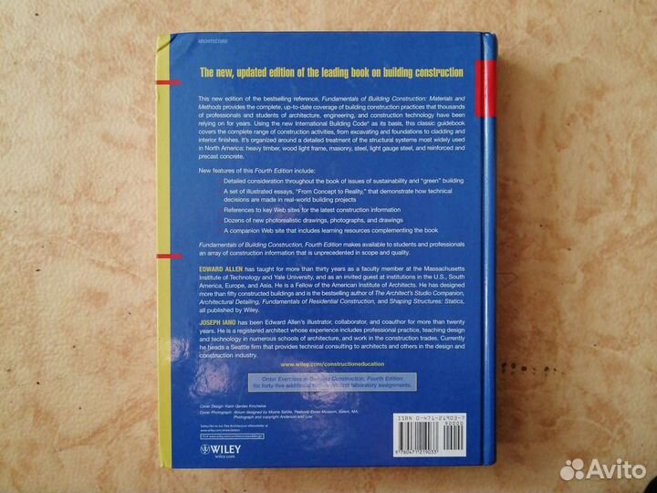 Fundamentals of Building Construction, 4th ed