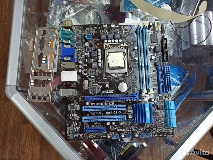 Материнская плата 1156 + i3-540