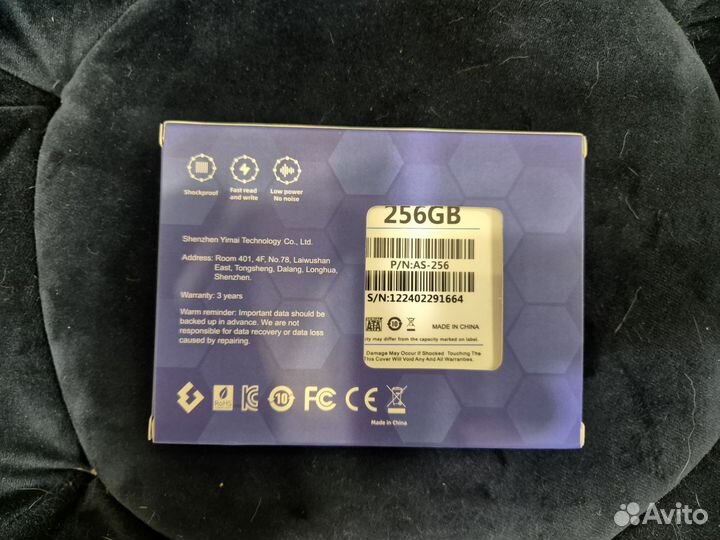 Новый Ssd Acos SATA 256 gb