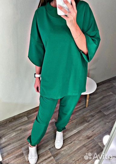 Костюм летний спортивный с футболкой и штанами