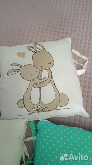 Бортики подушки в детскую кроватку