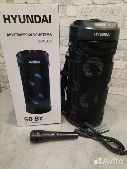 Портативная колонка bluetooth hyundai