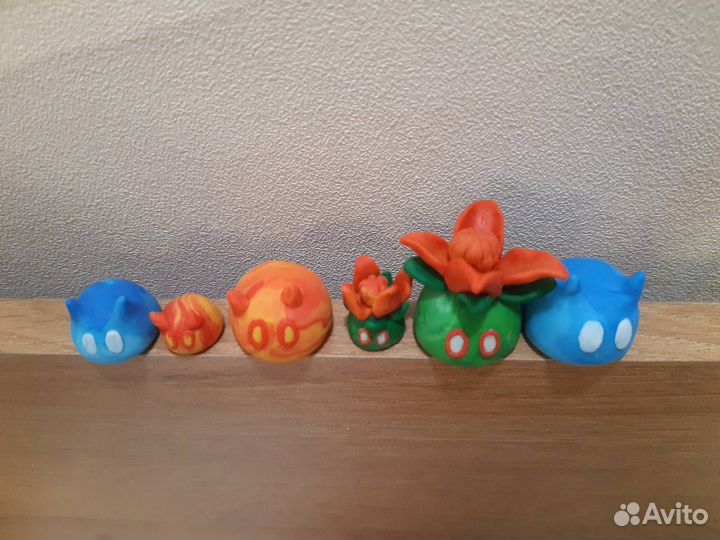 Слаймы из геншин импакта маленькие