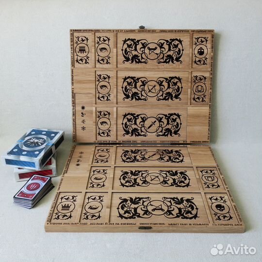 Поле для Гвинта из натурального дуба Ведьмак 3