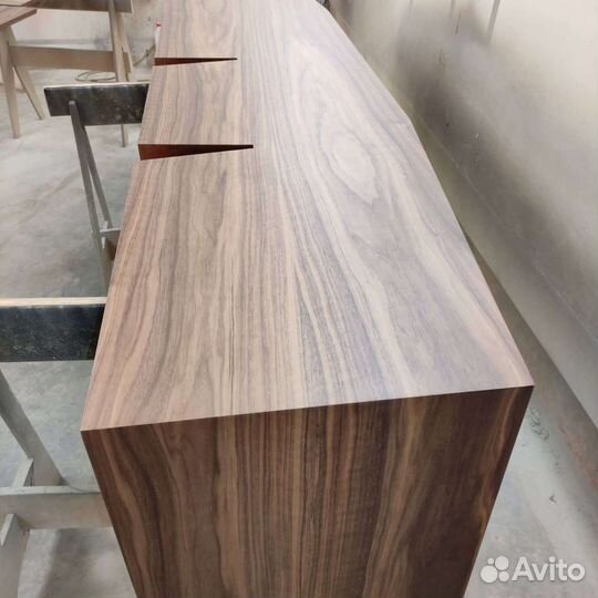 Реечные фасады.Шпон