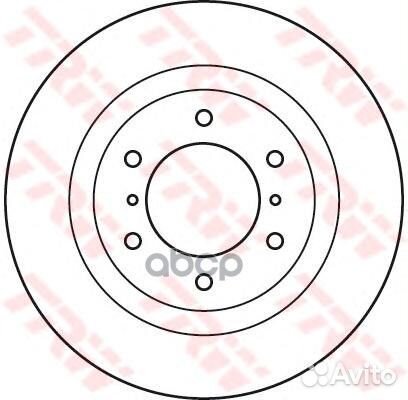 Диск тормозной перед DF4943S TRW