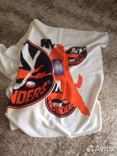 Большое пляжное полотенце нхл нй Айлендерс