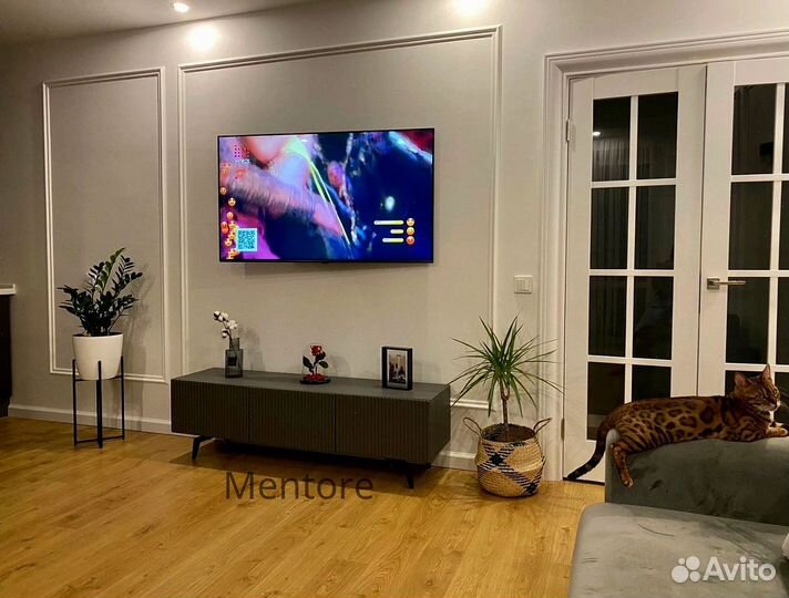 Тумба тв Bravo в цвете графит (конструктор)