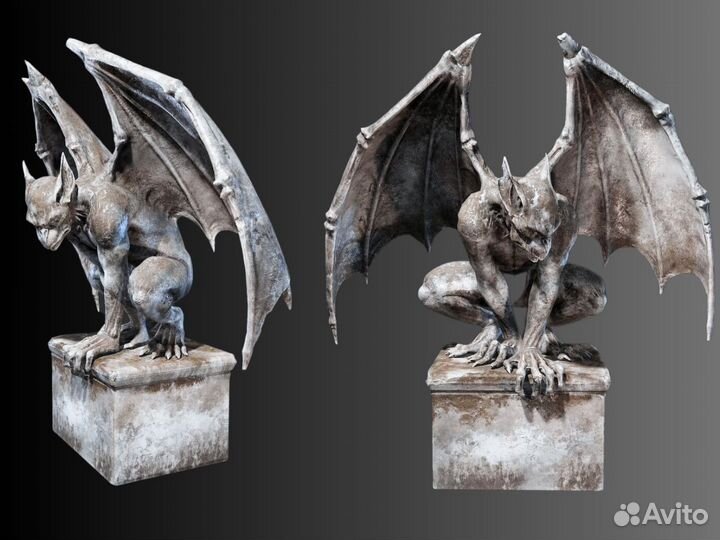 Скульптура - статуя Горгулья 1,5 м