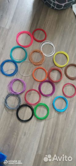 Стержни для 3d ручки, d нити 1,75, темп 180-220С