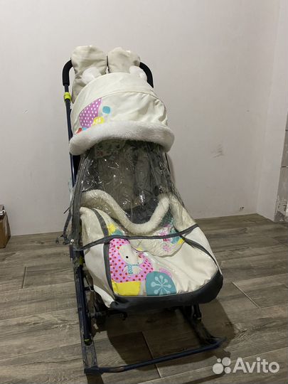 Санки коляска ника