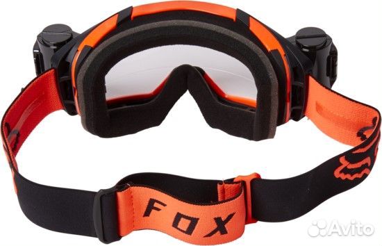Очки Fox Vue Stray Roll Off Goggle Black/Orange