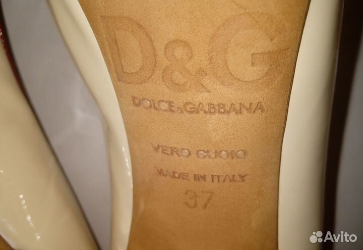 Туфли D&G(vero cuoio, натуральная кожа,оригинал)