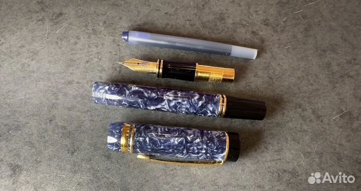 Перьевая ручка Parker Duofold Marbled Blue MK1