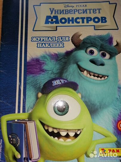 Корпорация монстров фигурки и журнал для наклеек