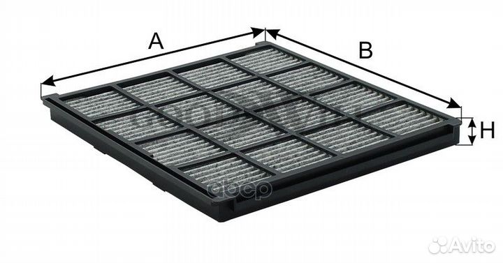 Фильтр салона угольный AG435CFC Goodwill