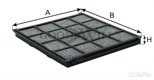 Фильтр салона угольный AG435CFC Goodwill