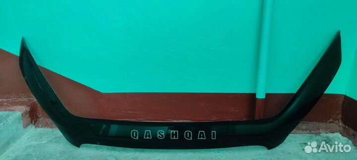 Дефлектор на капот Nissan Qashqai (Ниссан Кашкай)