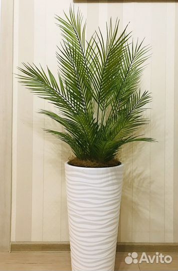 Пальма искусственная финиковая в кашпо Икеа