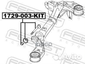 Болт с эксцентриком (ремкомплект) 1729003KIT Fe