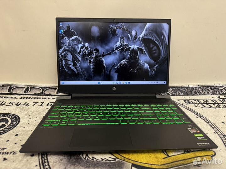 Игровой ноутбук HP Gaming 144HZ/GTX