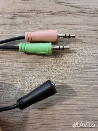 Переходник - разветвитель на микрофон и наушники