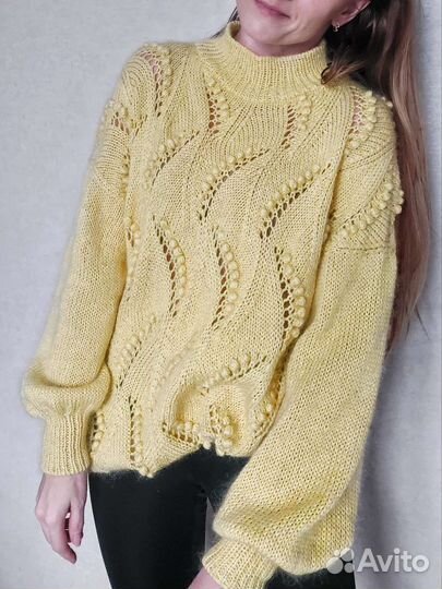 Вязаный Свитер Платье Кардиган на заказ