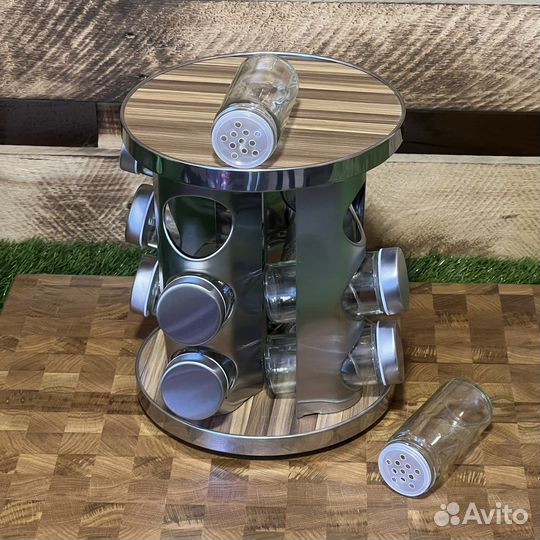 Подставка для специй с баночками