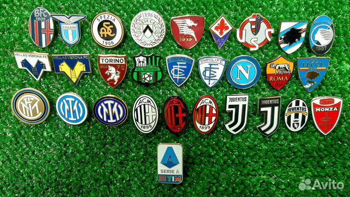 Значки футбольных клубов Италии