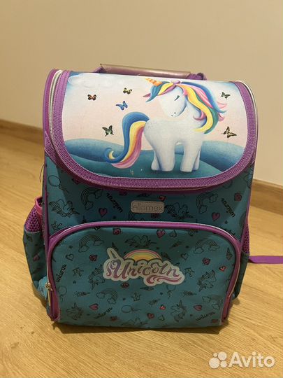 Рюкзак школьный для девочки бу
