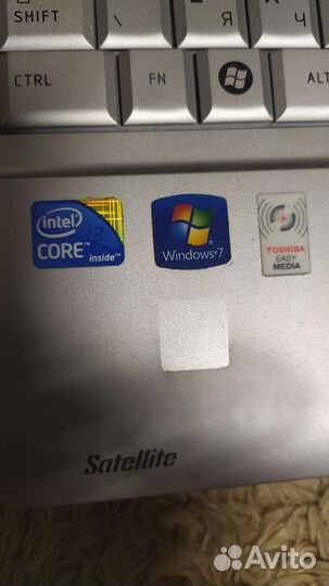 Toshiba satellite L500 на i3 на запчасти
