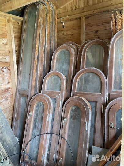 Деревянные окна со стеклопакетом бу