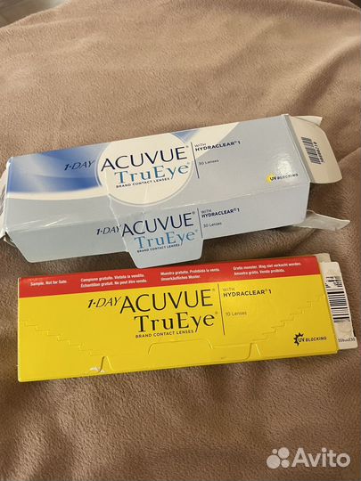 Линзы контактные acuvue