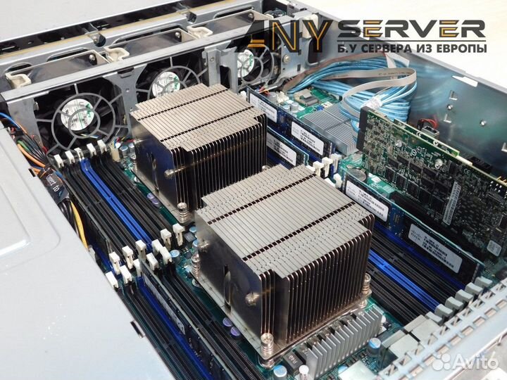 Сервер Supermicro 6027R 2x E5-2620v2 128Gb 12LFF