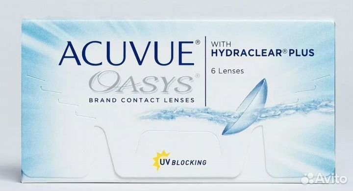 Линзы acuvue oasys -4, 25