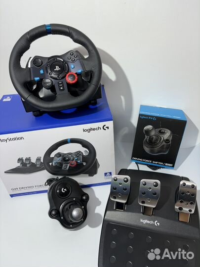 Игровой руль Logitech g29 + shifter