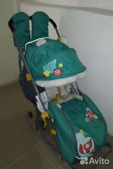 Санки коляска ника 7-2