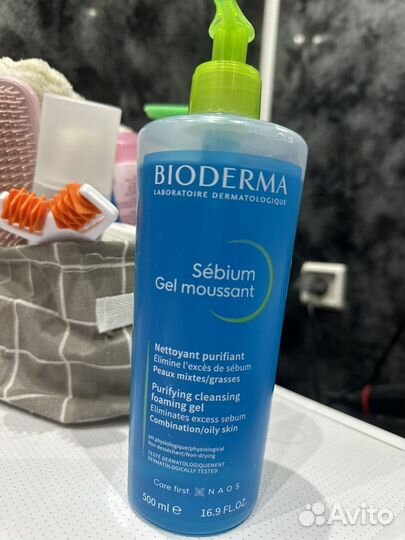 Мусс для умывания bioderma sebium