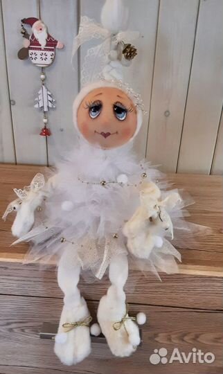 Ёлочка - Кукла интерьерная, текстильная