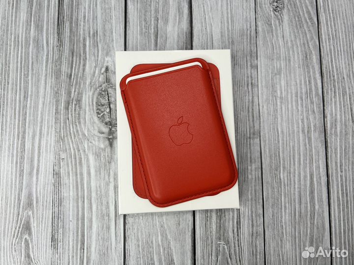 Leather Wallet Magsafe с Анимацией для iPhone 12