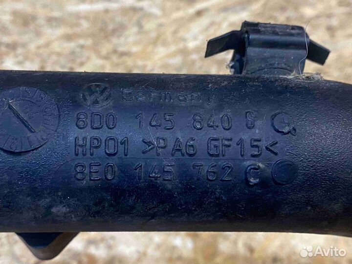 Патрубок интеркулера Audi A4B6 (8E 2001-2004) 8E0