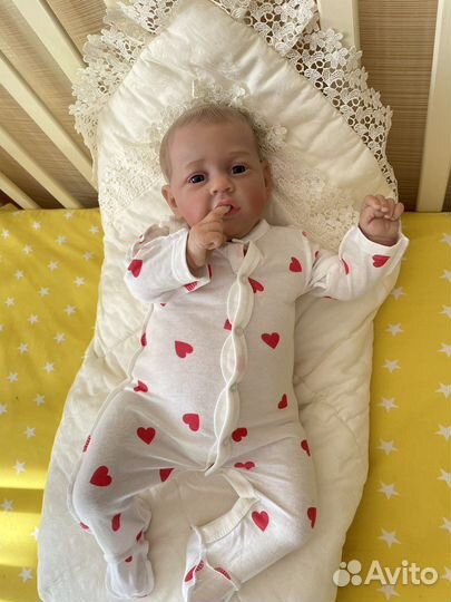 Кукла Реборн, 53-55 см, новорожденный