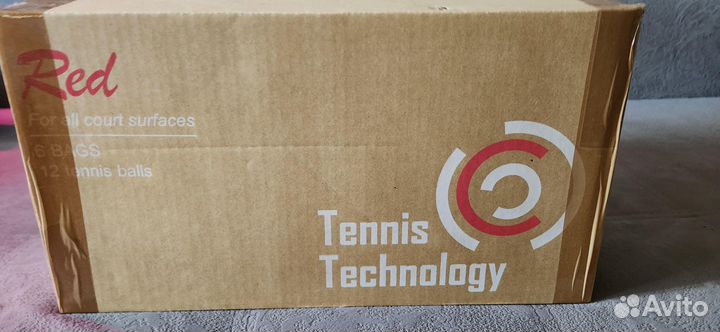 Теннисные мячи Tennis Technology Red 72 (6x12)