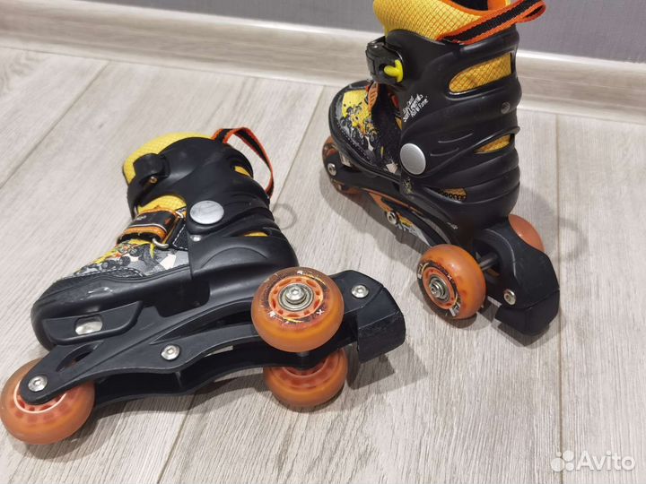 Роликовые коньки детские раздвижные