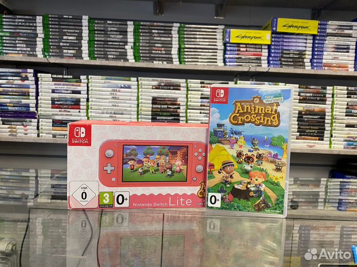 Nintendo Switch Lite + Animal Crossing